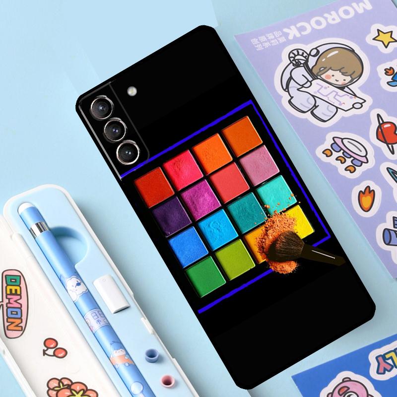 

Палитра теней для макияжа для Samsung Galaxy S23 S21 FE S20 FE S22 Plus Note 20 Ultra Note 10 S8 S9 S10 Plus Чехол Note 10 Plus