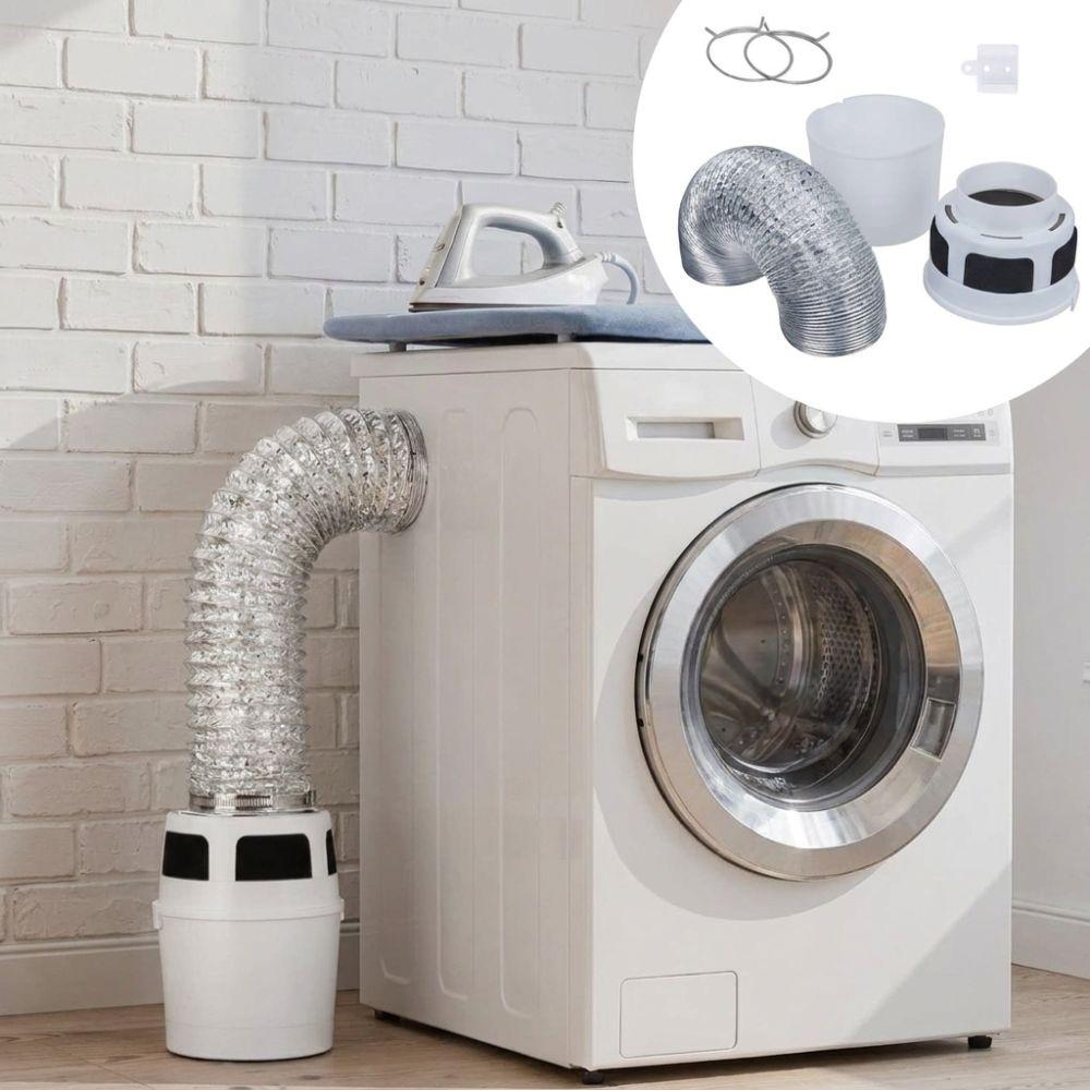 3 in 1 Dryer Lint Trap Kit with Vent Hose Flexible Washer Exhaust Duct Collector  Dryer Ventilation