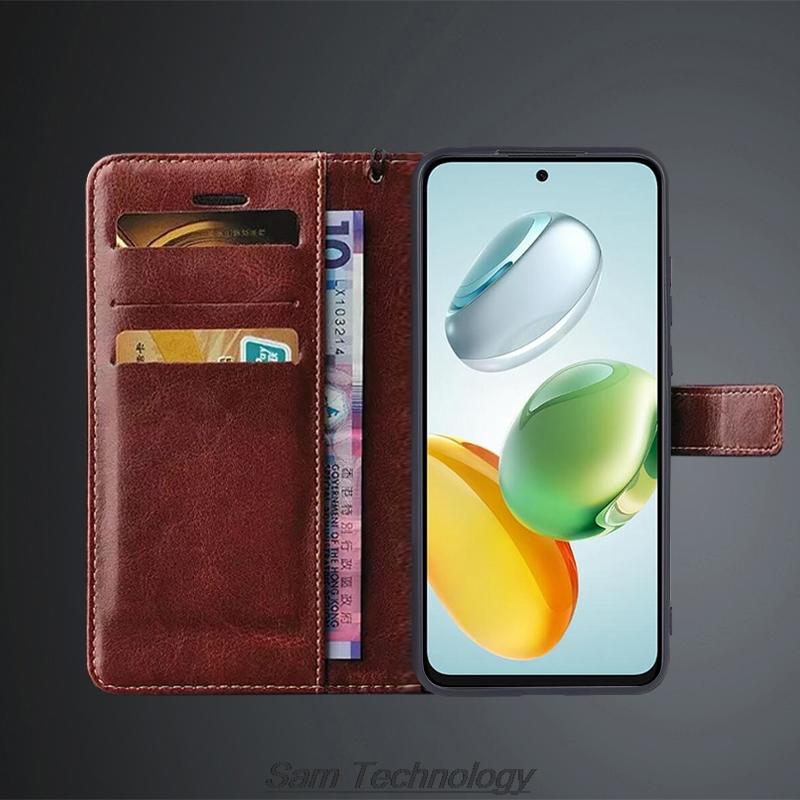 Husă Tip Portofel din Piele PU pentru Huawei Honor X7c ALT-LX2 / X7C 5G ALT-NX1