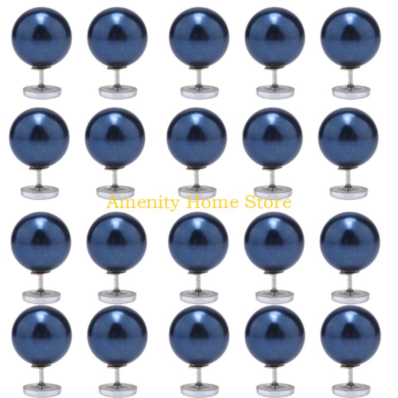 F26C Metal Pearls Pin Secure Flat Designs For Garment Decoration And Handcraft