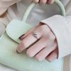Adjustable Cat Ring Women Men Cute Lucky Finger Minimalist Open Band Vintage Style Copper Jewelry