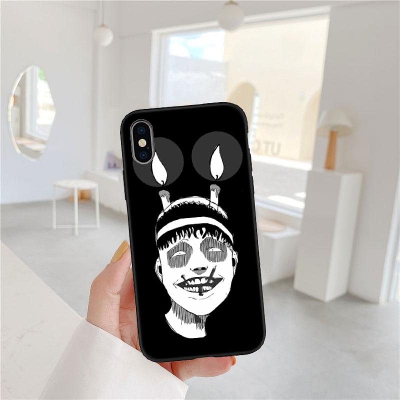 FM29 Junji Ito Tomie Soft Shell Phone Case for Redmi Note 10 11 12 Pro Max 10S 10C 10T 11A 11S 12S 12C