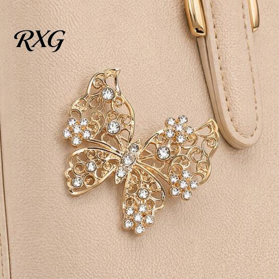 Non-fading Butterfly Brooch Rhinestone for Women, Shape Lapel Pin Clip, Sweater Cardigan Coat Suit Scarf Jewelry Accessories Decorative Accessory