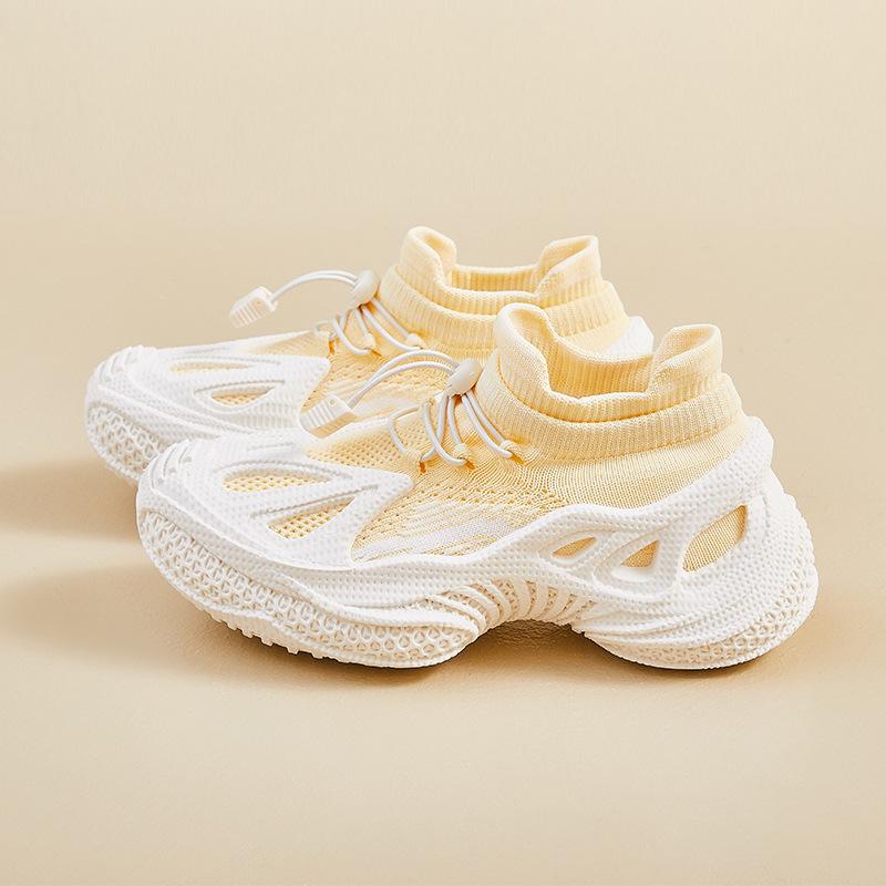 Ins Korean Version of Couple Flying Woven Shoes 2025 Autumn New Student Sports Shoes Running Casual Shoes M1518-1