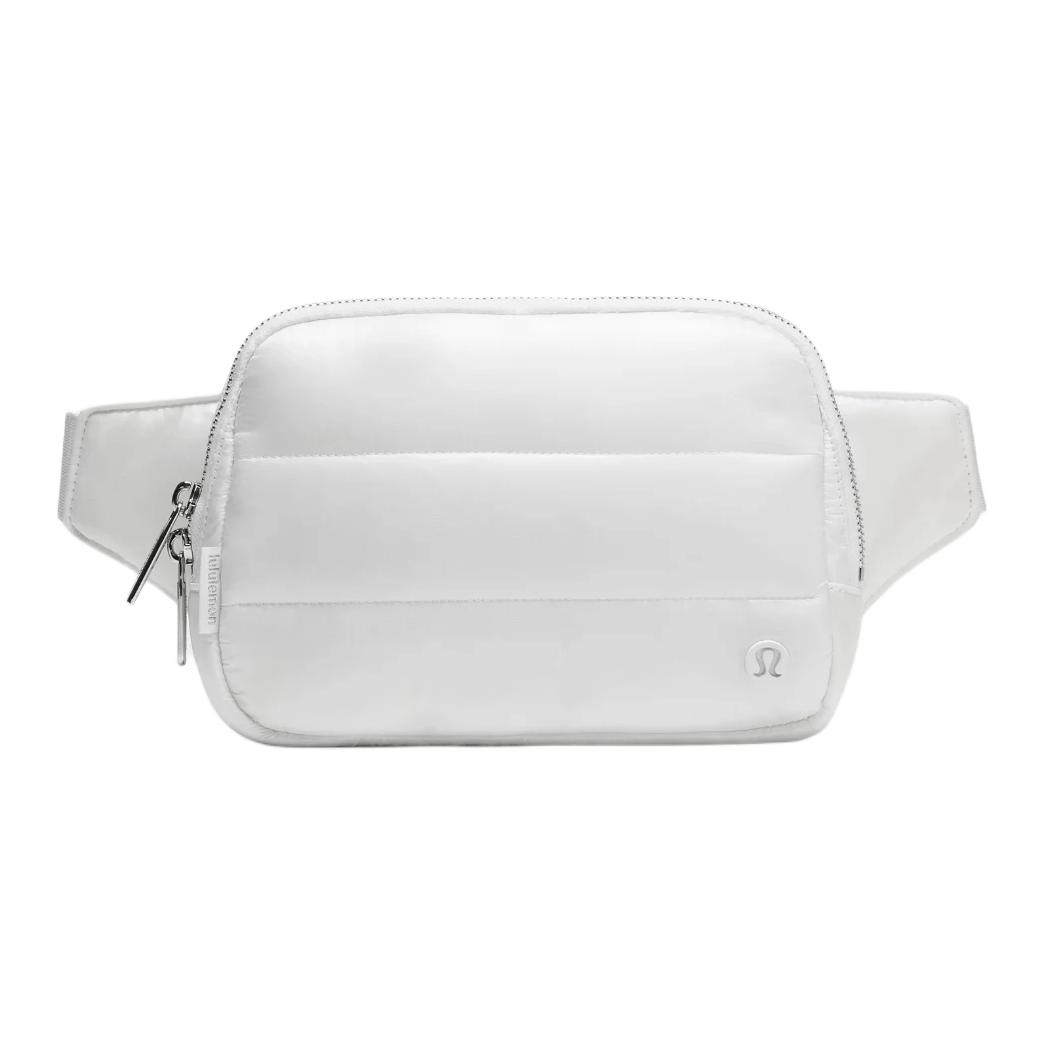Lululemon Everywhere 2L Classic Logo Nylon Waist Bag Large Unisex Bags White LU9BZSS-0002 White