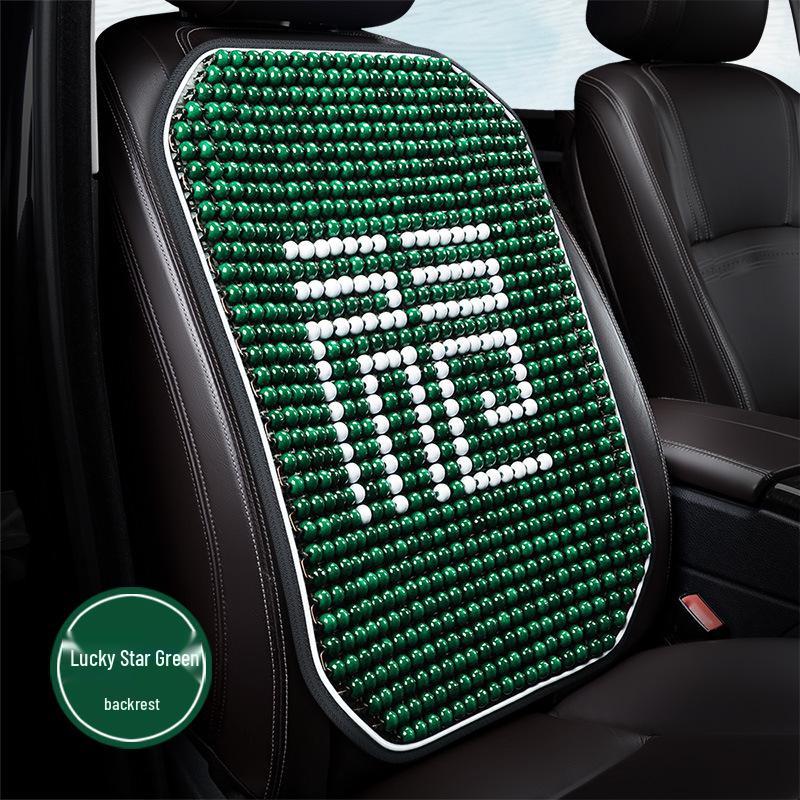 Atmungsaktives Autositzkissen mit Holzperlen - Sommerkühlung & Ganzjährige Belüftung