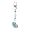 Glowing Resin Crab Keychain Stylish Beads Phone Lanyard Decorative Key Bag Charm For Camping Gear Daily Carry