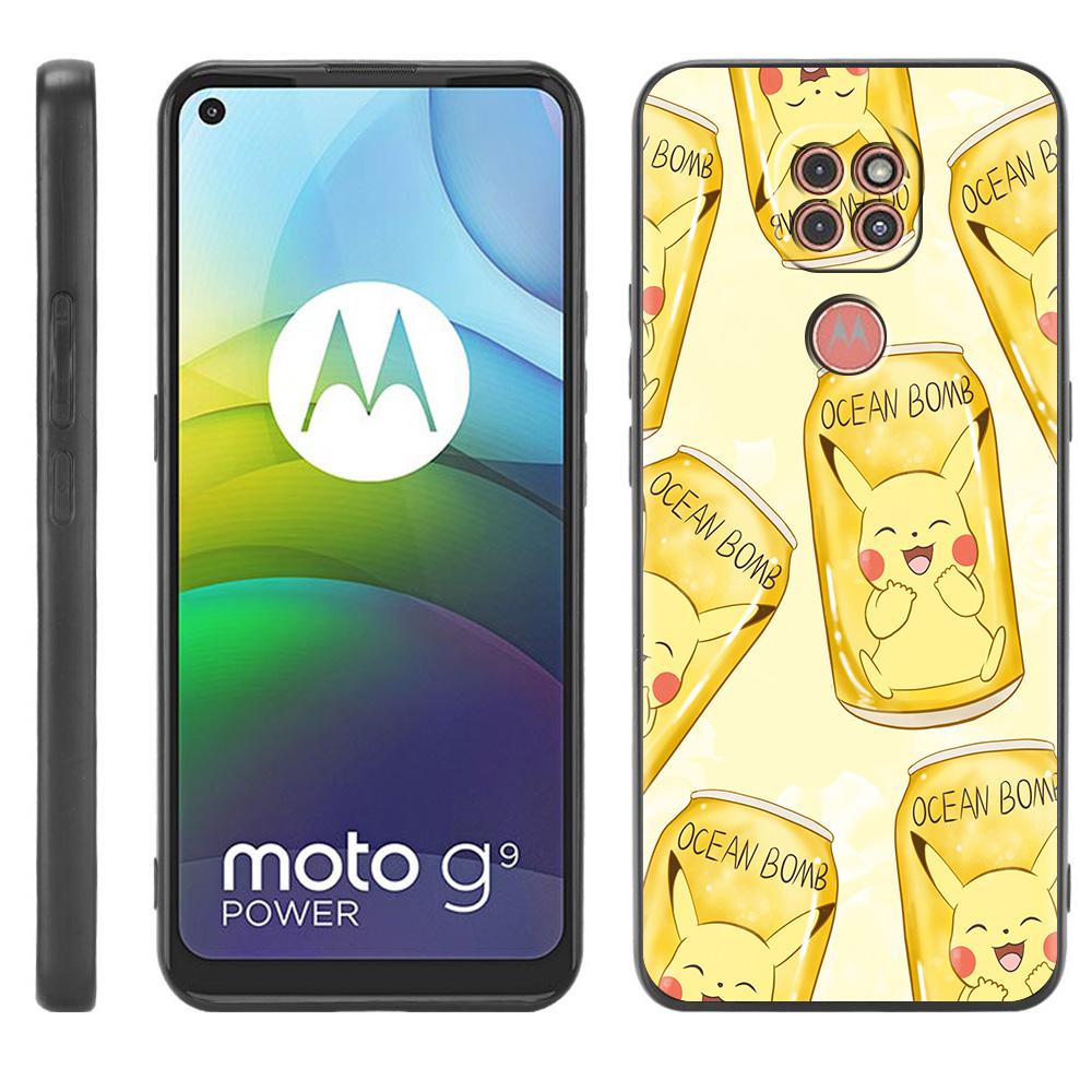 Pouzdro pro Motorola G30 One Fusion Plus G9 Play G60 E30 G8 Power Lite G50 Edge 20 Hyper G200 Kryt na telefon Pokemon Funda Capa