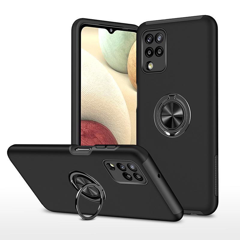 Samsung A12 5G Magnetic Ring Car Holder Case - Full Coverage, Anti-Drop Protective Cover