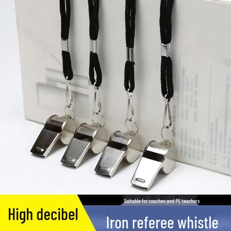 Stainless Steel Sports Whistle for Referees & Coaches
