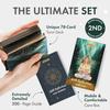 Wyspell Wild Reflections Tarot Tarot Cards with Beautiful Tarot Card Set for Beginners Cards Nature-Inspired Guidebook,