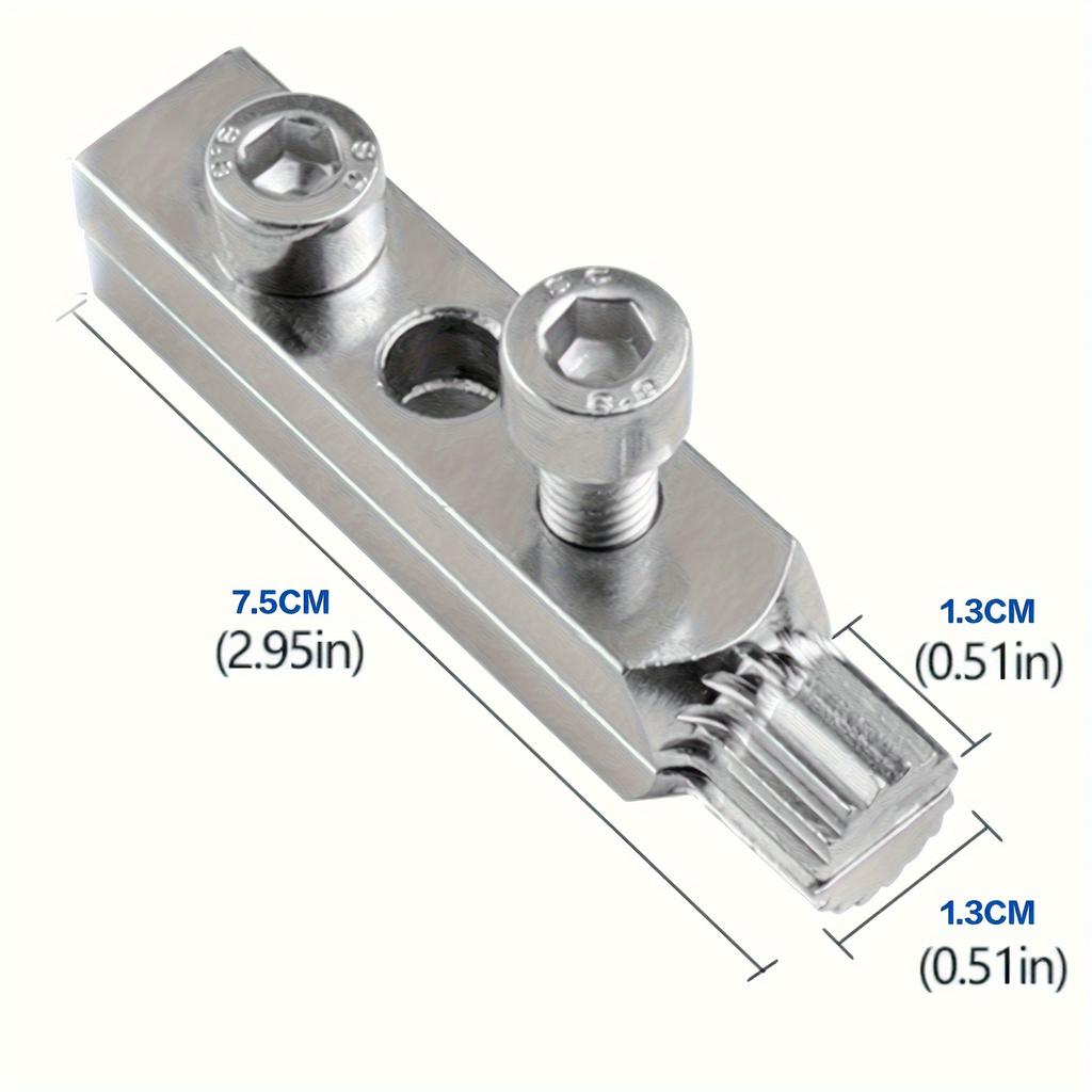 1 Set of Adjustable Metal Pipe Breaker Removal Tool Kit, Faucet Quick Thread Extraction Tool, 4mm and 6mm Nut Universal Extractor, Disassembly Tool