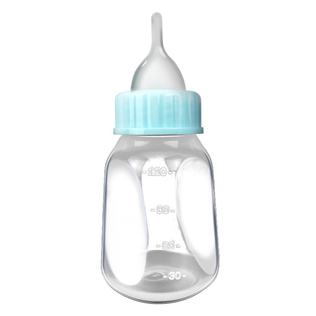 Pet Feeding Bottle Nipple Brush Set Feeding Tools Nursing Kit 4 Oz Milk Water Dispenser for Cats Kittens Small Dogs