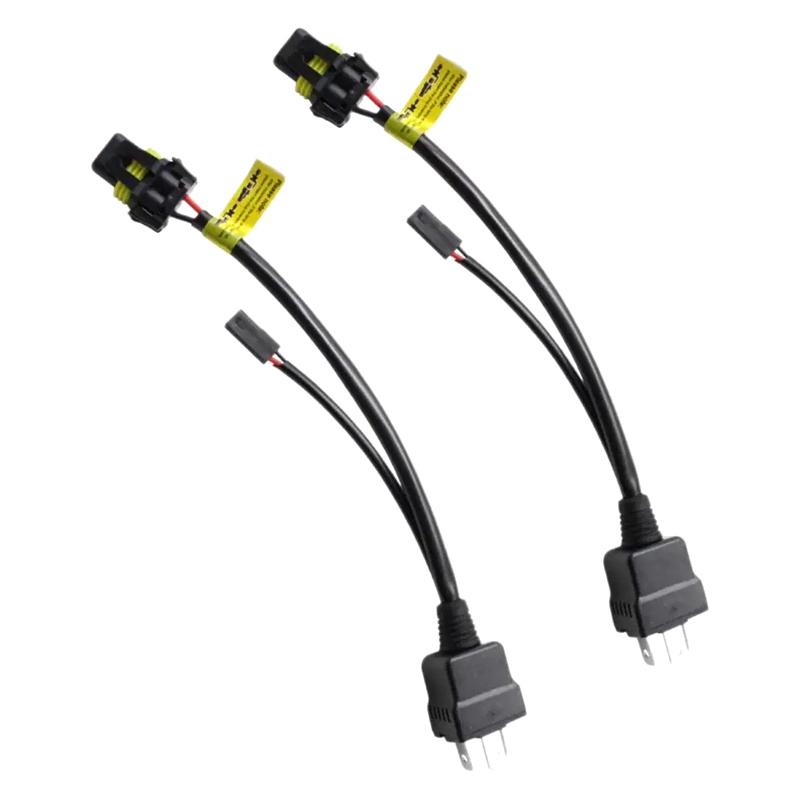 

26 см Жгут проводов с реле H4 для модернизации лампы H4 Bi-светодиодная и ксеноновая проекторная линза Автомобильные световые аксессуары Высокое качество