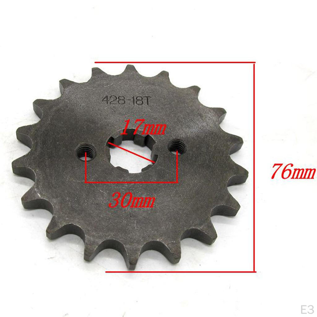 Front Sprocket 18T 17mm 428 for 110cc 1250cc