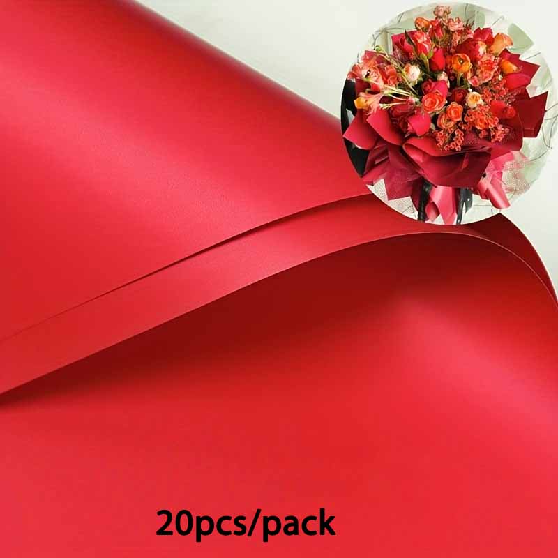 20 Sheets Korean style waterproof Flower Wrapping Paper Florist Bouquet Paper DIY Crafts gift wrapping paper 58 x 58cm/22.8x 22.8 inch