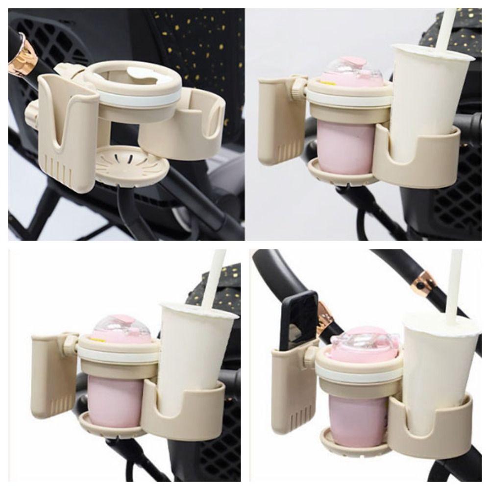 Large Caliber Baby Stroller Cup Holder Anti-slip Stroller Water Bottle Organizer  Children