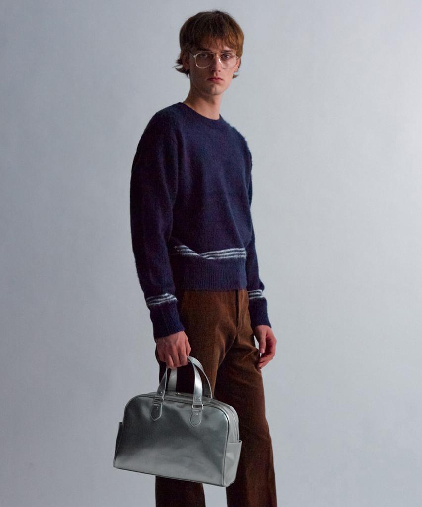 Moonsun Essential_Mss Enamel Bowling Bag [Silver]