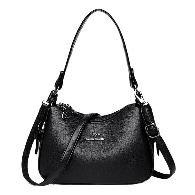 Barley Kangaroo One Shoulder Dumpling Bag Women's Pillow Bag Oblique Span One Shoulder Mom Bag Stylish and Simple Women's Small Square Bag