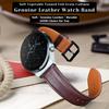 New Genuine Leather Band 24mm 20mm 22mm Black Brown Cowhide Soft Watch Band Quick Release Strap Watch Accessories