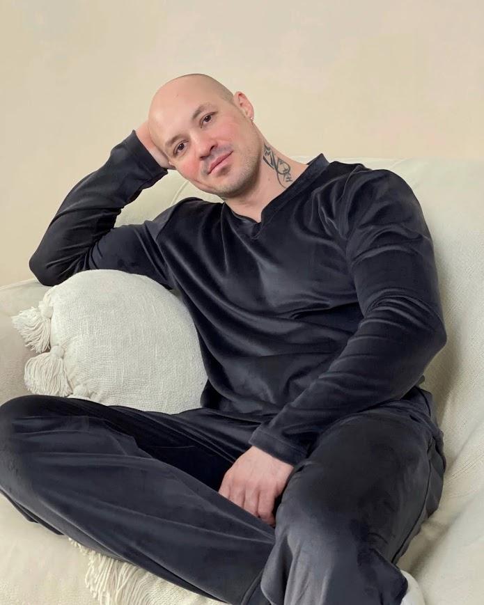 Men's Lounge Set – Premium Velour Fabric & Relaxed Fit Design, Ideal Gift, Demi-season 8149-030 HC