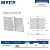 Thickened Stainless Steel Small Hinge for Folding Cabinet, Window, or Wooden Box with Lotus Leaf Design.