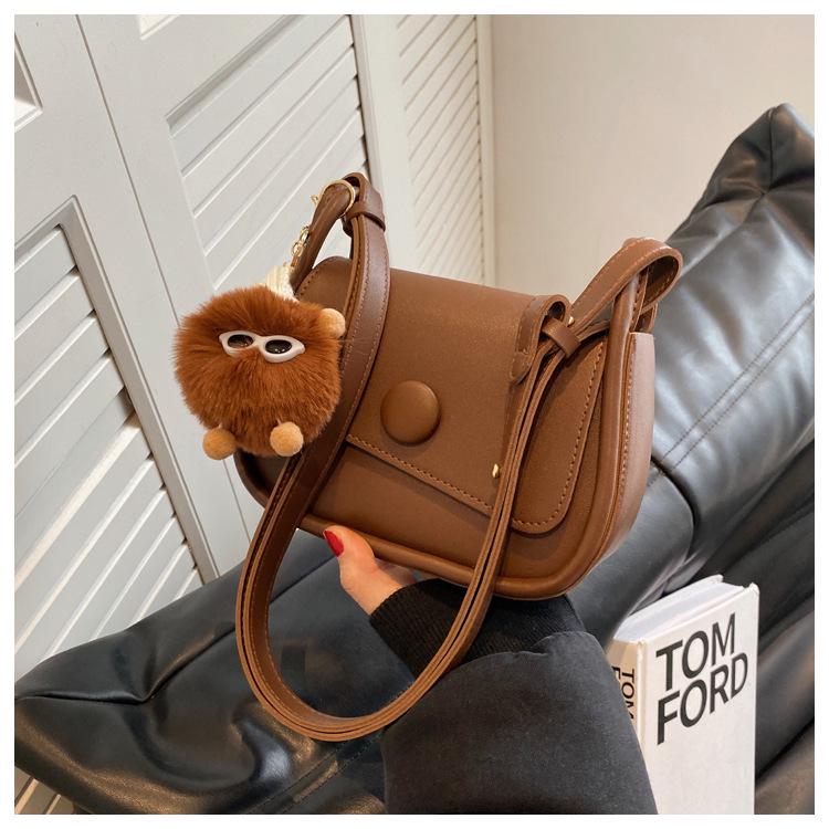 Mini Cute Solid Color Unisex Single Shoulder Crossbody Bag for Summer