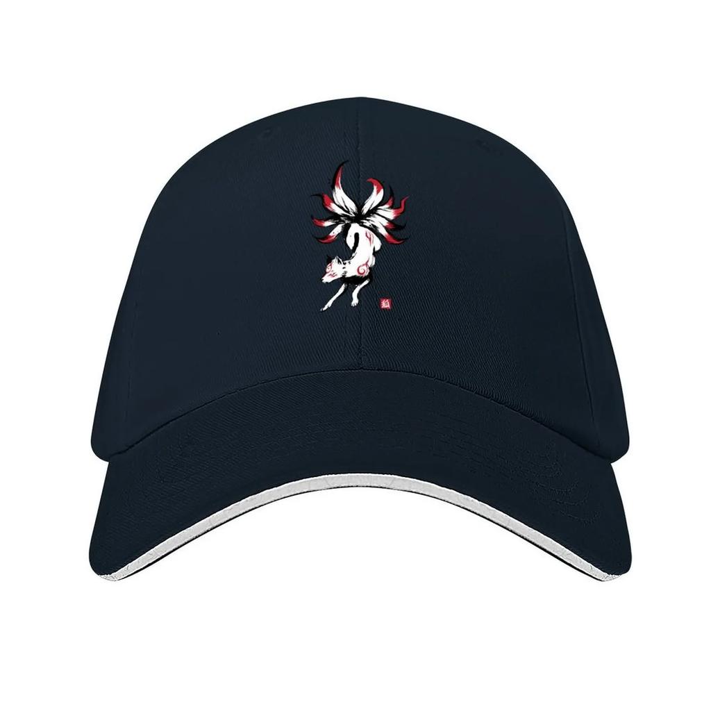Kyūbi no kitsune sumie Baseball Cap Luxury Cap Icon Fishing cap designer Designer Man Womens