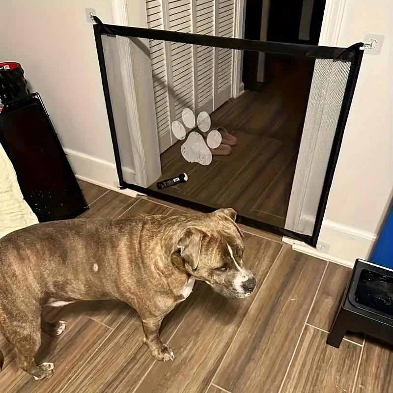 Expandable Safety Pet Gate - Durable PE Mesh Gate For Indoor Outdoor Use, Adjustable, Portable, Easy Install, Stair Barrier