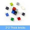20pcs 2*2 Dot Thick Bricks Multiple Color Building Blocks 3003 MOC Educational Creative DIY Bulk Set Children Diy Bricks Toy