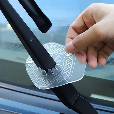 1/2ks Automobilový otvor stěrače Ochranný kryt Ochranné pouzdro Stěrače prachuvzdorná zátka otvoru Silikagelová podložka Prachotěsná Kryt pouzdra Objímka Odolná vůči listům