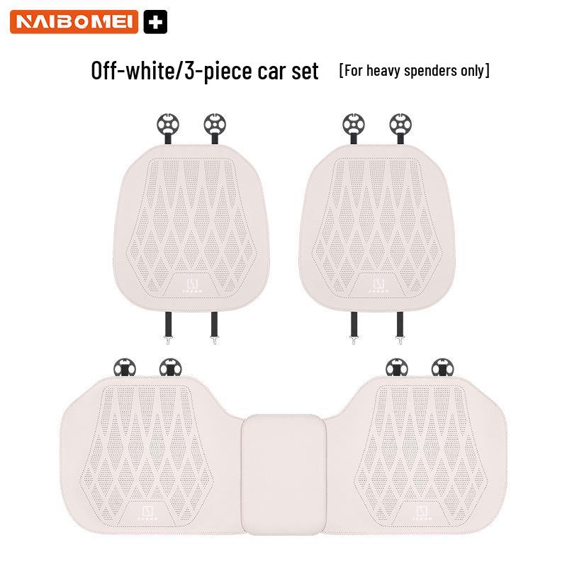 Zeekr 001/X/009 Leather Seat Cushion Set for Front and Rear - Perforated Three-Piece