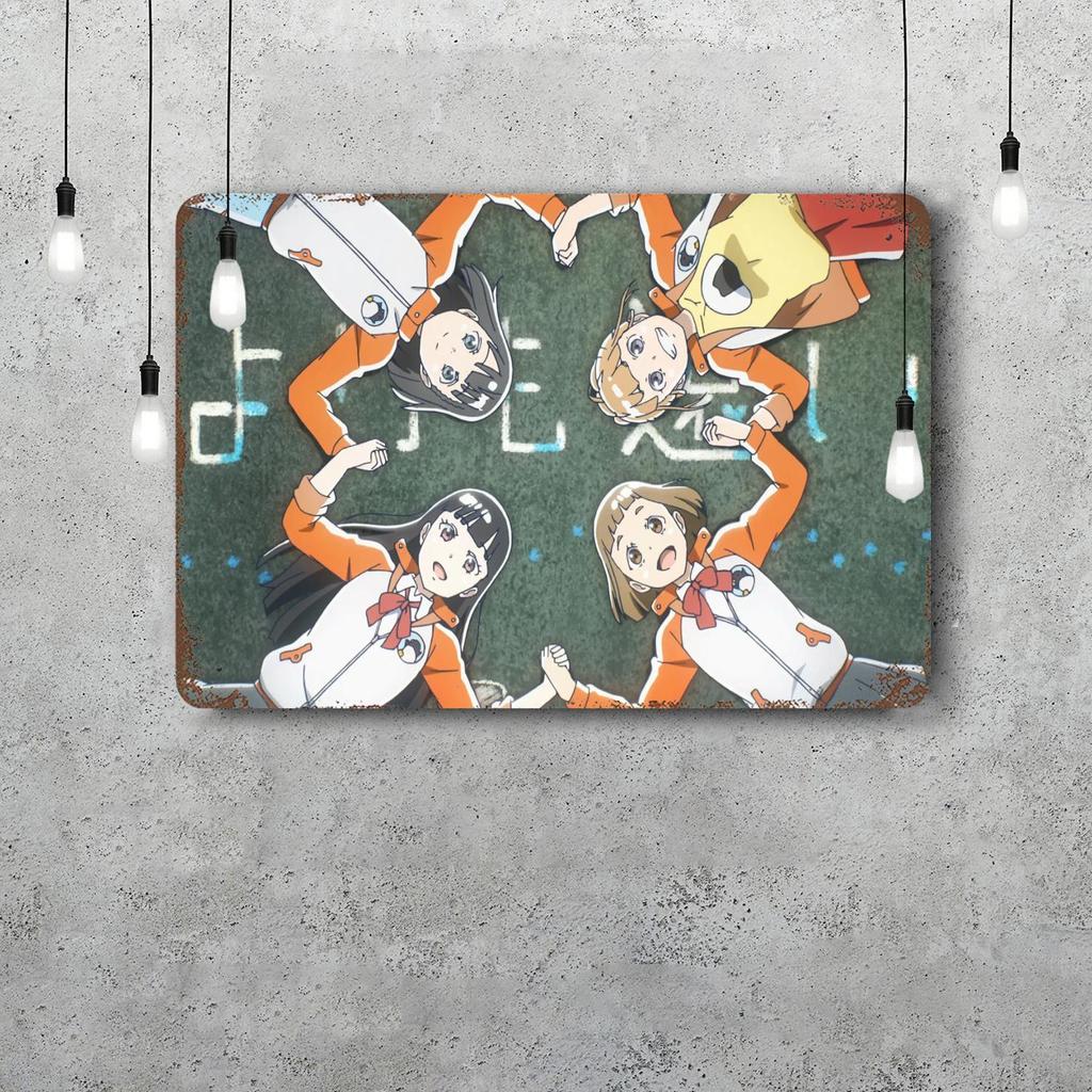 sora yori mo tooi anime Metal Signs wall decor Vintage Tin Signs Captain Metal Poster Decor for Bar Pub Club Wall Decoration