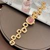 Irregular Bracelet Watch Niche High-end Sense Light Luxury Square Round European and American Women's Quartz Watch