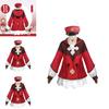 Authentisches Genshin Impact Klee Cosplay Komplettset Kostüm mit detailliertem Party-Outfit