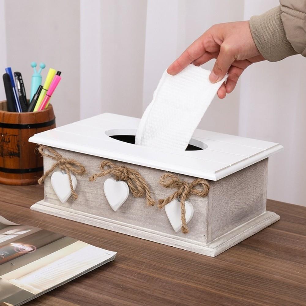 Thickened Tissue Holder Moisture-proof Napkin Storage Container Modern Facial Tissue Case Office