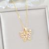 Butterfly Necklace Women'S Light Luxury Versatile Premium Temperament Zircon Pendant Accessories