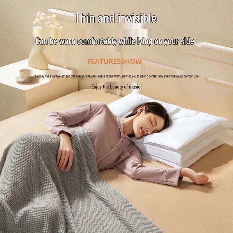 2025 New Mini Invisible Bluetooth Sleep Earphones - Ultra-Long Battery, Wireless, Comfortable for Side Sleeping, Ideal for E-sports.
