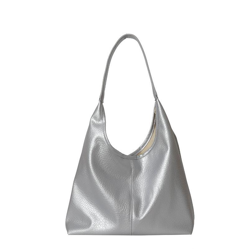 Stylish Large Capacity Women's Tote Bag 2023 Retro Trendy Shoulder Bag In Pu Leather