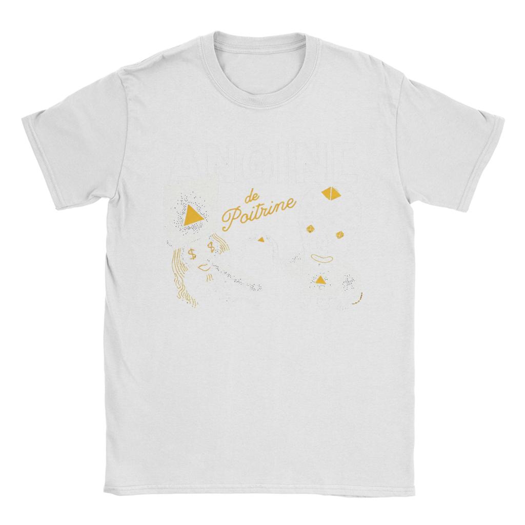 Angine De Poitrine T Shirts Unisex Cotton Vintage TShirt Round Neck  Tees Short Sleeve Clothing Plus Size