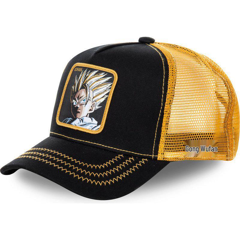 Dragon Ball Goten & Master Roshi Anime Snapback Cap - Unisex Hip Hop Trucker Hat