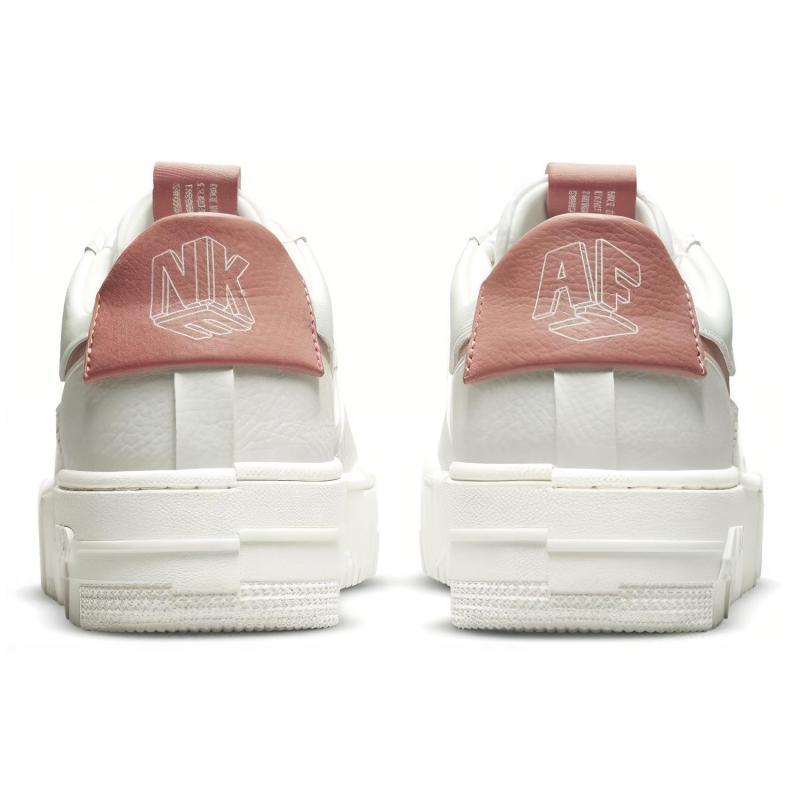 Nike Air Force 1 Low Pixel White Rust Pink Women's Sneakers CK6649-103