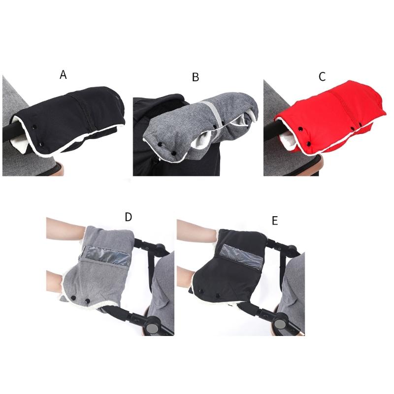 Wind and Snow Resistant Gloves for Parents Warm Gloves for Strollers Durable Stay Comfortable While Pushing the Stroller