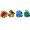 Classic Fantasy Movie Series Brooch: Magic Academy Emblem Metal Badge Accessory