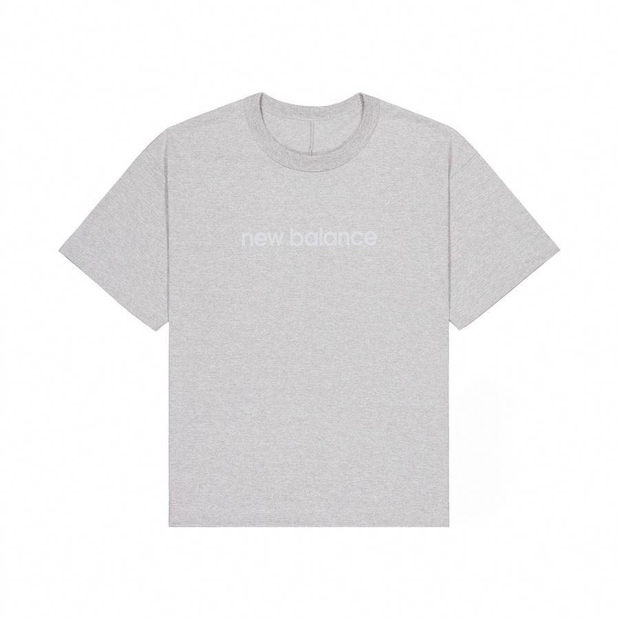 New Balance T Shirt Unisex Sport Gray AMT45623-AG F