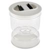 Praktisches, langlebiges, modisches, attraktives, auslaufsicheres Sanduhr-Gurken-Organizer-Glas