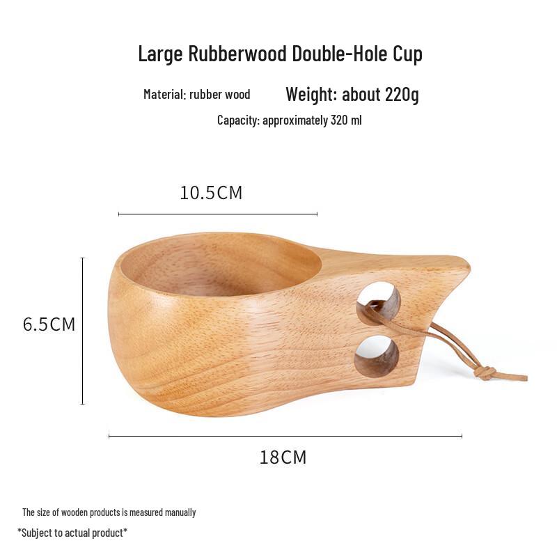 ZISIZ Деревянная многофункциональная кружка и миска