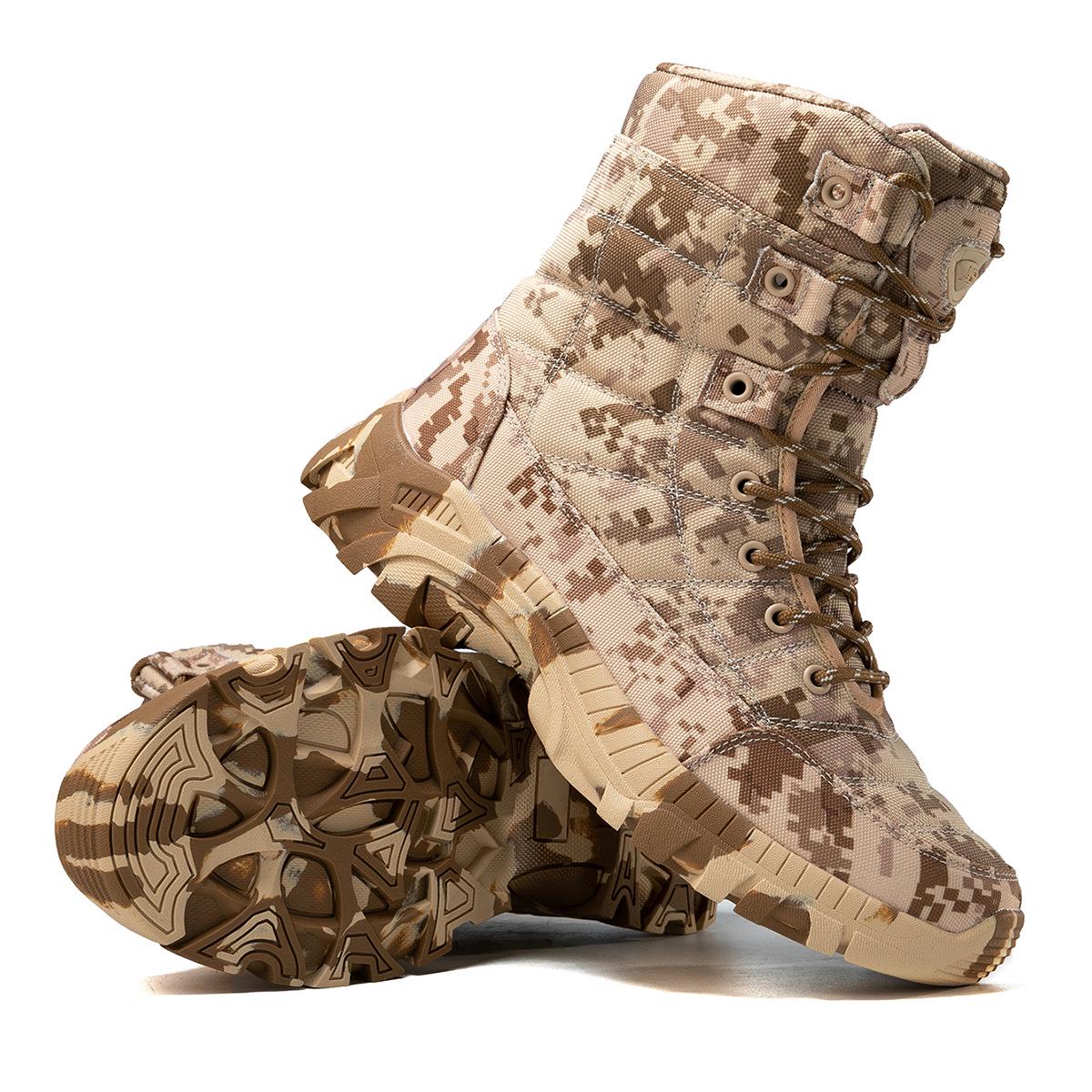 

Cross-Border Plus Size Outdoor Hiking Boots - High 2025 Size 42 пісочний/камуфляжний
