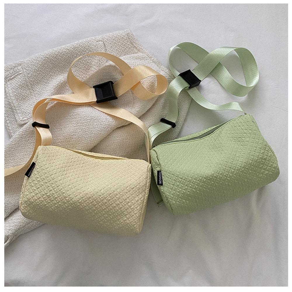 

Новая женская сумка-мессенджер цилиндрической формы, нейлоновая модная простая женская сумка