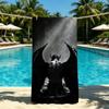 Towel Angel For Outdoor Camping Cool Beach Towel Lucifer Super Absorbent Quick-Drying Summer Towel